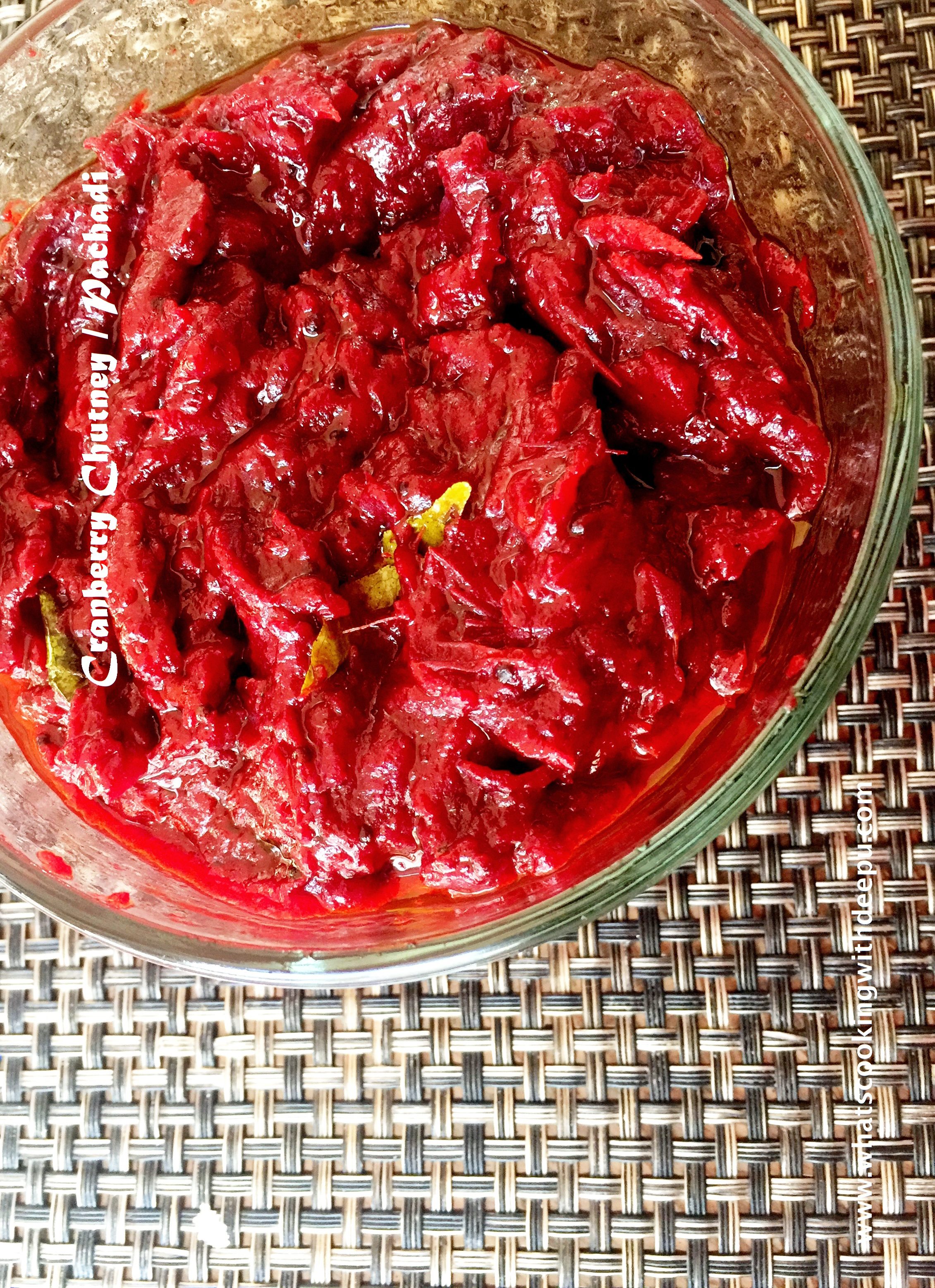 Cranburry chutney